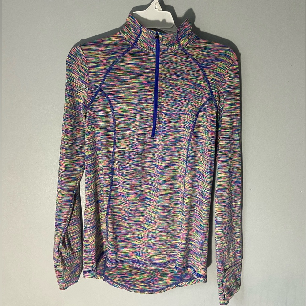 Multicolor half Zip Pullover